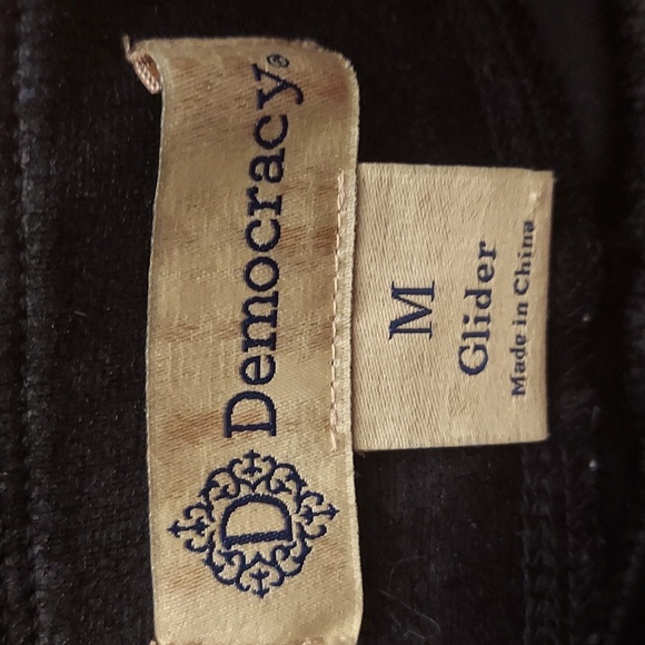 DEMOCRACY Glider Black Faux Leather Look Pull On Leggings - Picture 11 of 13